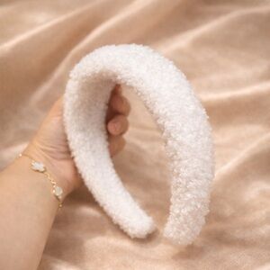 White Puffy Headband